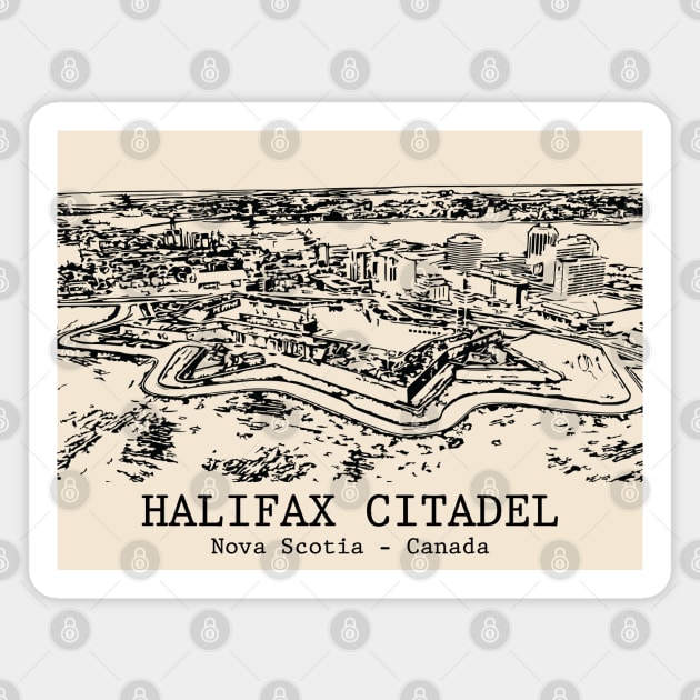 Halifax Citadel - Nova Scotia Magnet by Lakeric